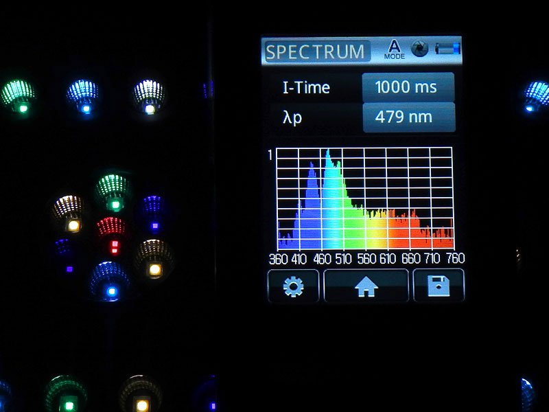 Correctly reproduces the lunar ray spectrum, even at a weak lunar ray  intensity of 1 lux